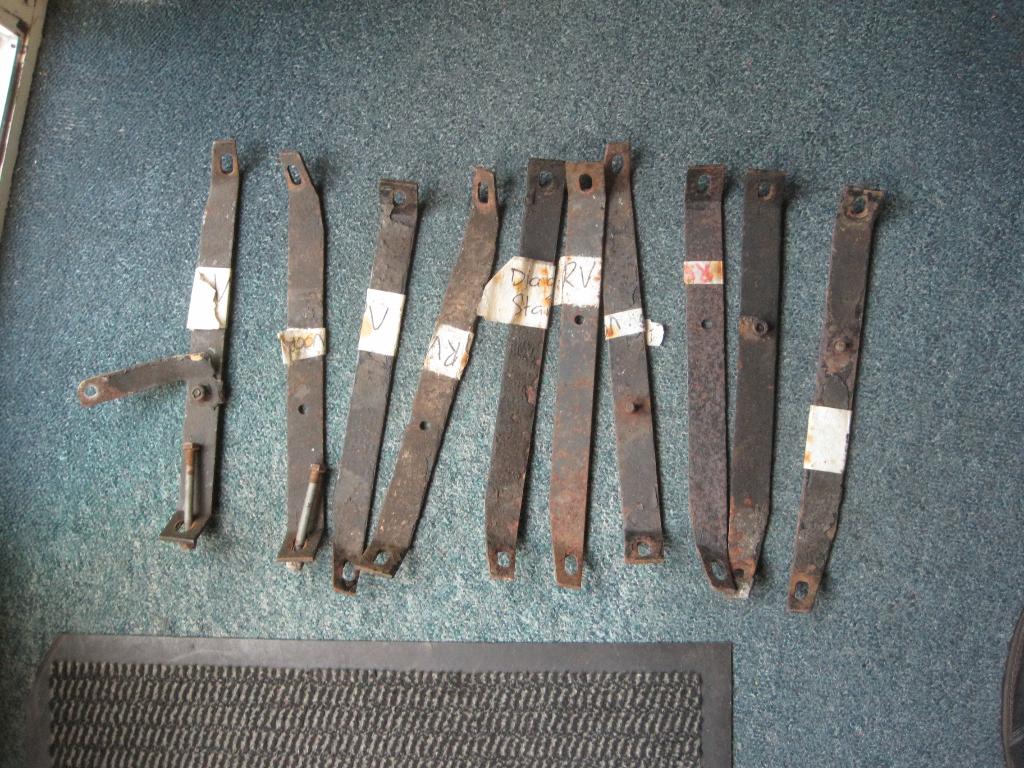 Bumpersteunen voor Renault 4 R4, voor voor- en achterbumper, Auto-onderdelen, Klein materiaal, Renault, Gebruikt, Ophalen of Verzenden
