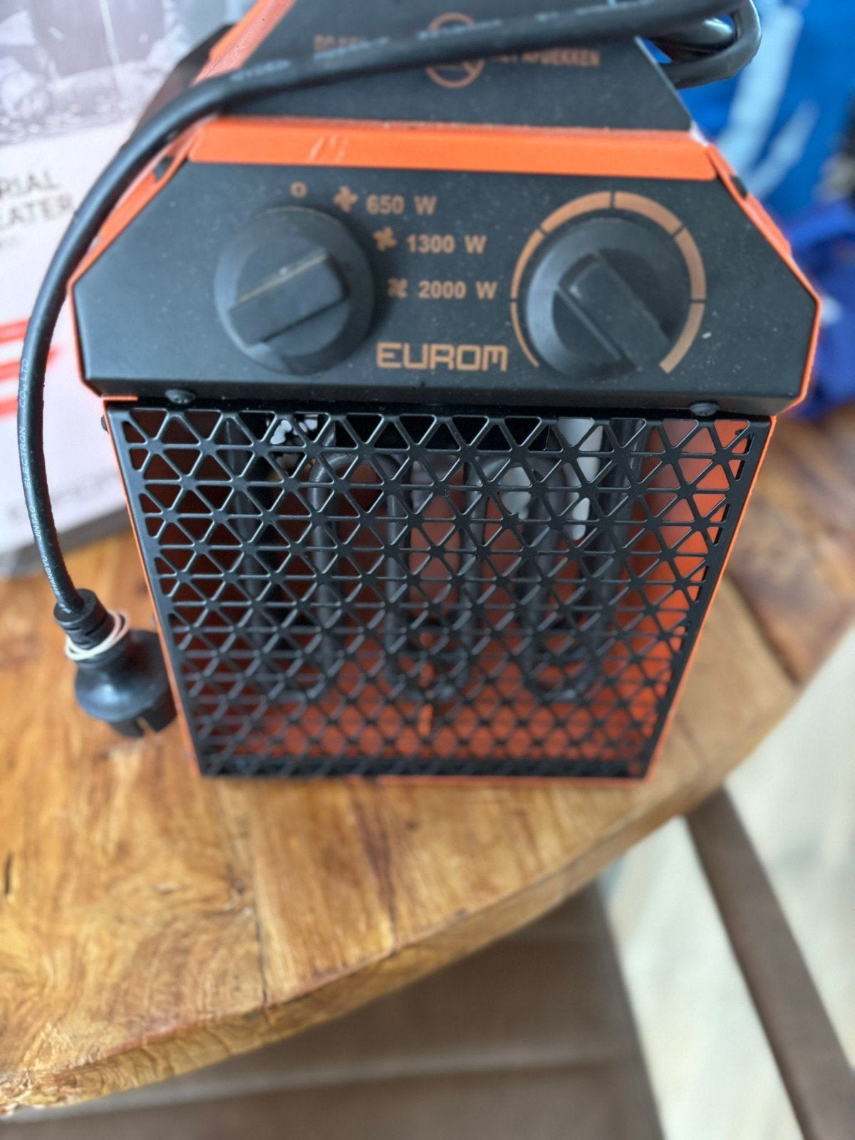 Eurom EK Delta 2000 Industriële Ventilator Kachel, Ophalen, Minder dan 30 cm, Kachel, Minder dan 60 cm
