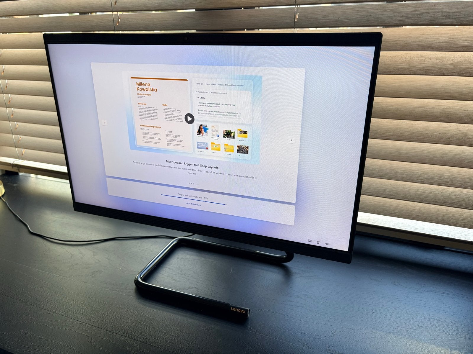Lenovo IdeaCentre 128 GB SSD - A340  All-in-One PC, Ophalen, Nieuw, Met videokaart, SSD