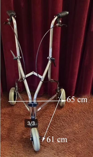 3 wiel rollator, Diversen, Ophalen, Opvouwbaar, Gebruikt