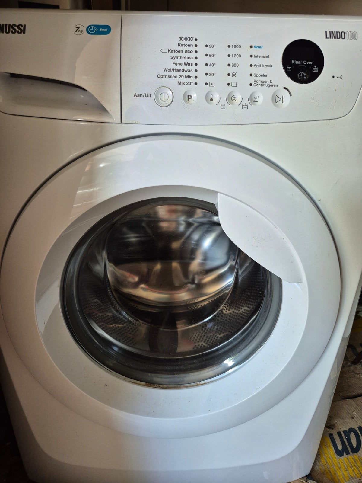 Wasmachine lindo 100, 6 tot 8 kg, Ophalen, 1200 tot 1600 toeren, 85 tot 90 cm
