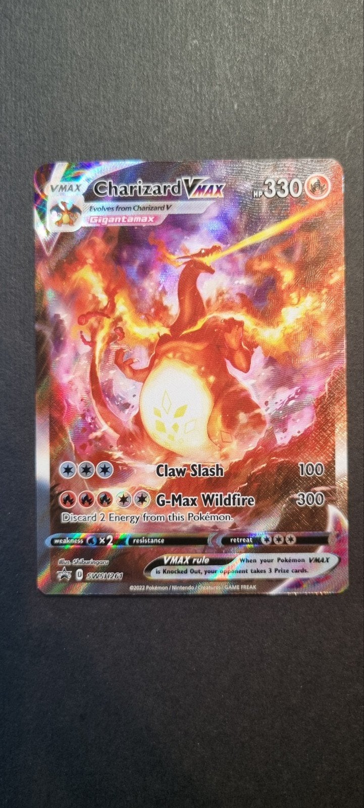 Charizard VMAX SWSH 261, Ophalen of Verzenden