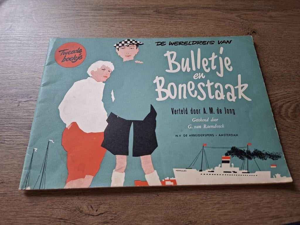 Strip : De Wereldreis van Bulletje en Bonestaak !! 02, Eén stripboek, Ophalen of Verzenden, Gelezen