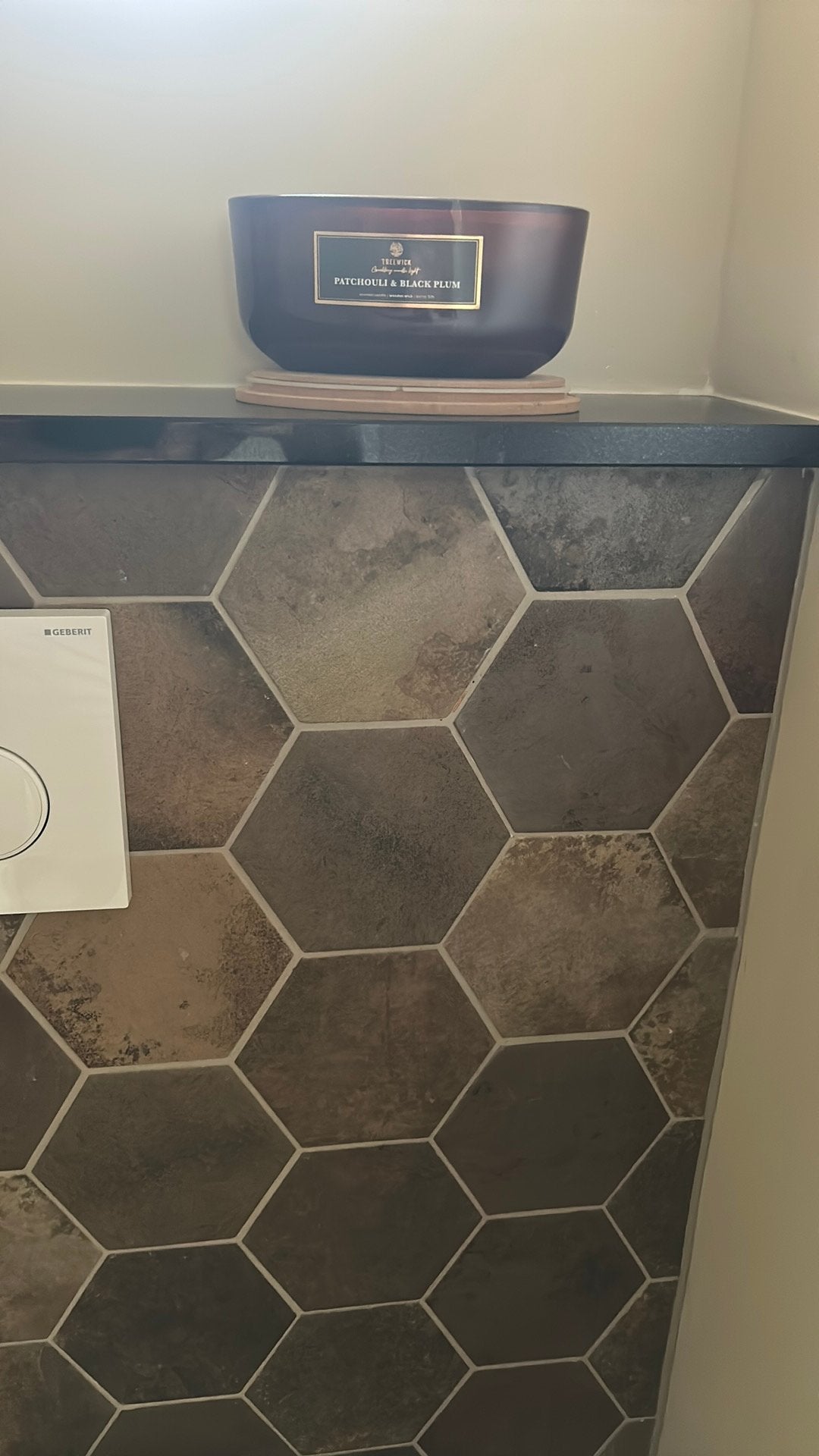 27 tegels Carmen Hexa Magnetism Corten porseleinen tegels, Ophalen, Keramiek, Nieuw, Minder dan 20 cm