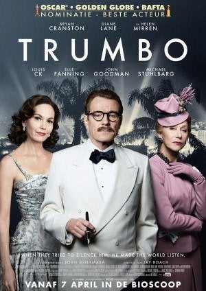 TRUMBO      filmposter., Verzamelen, Posters, Nieuw, Film en Tv, A1 t/m A3, Rechthoekig Staand, Verzenden