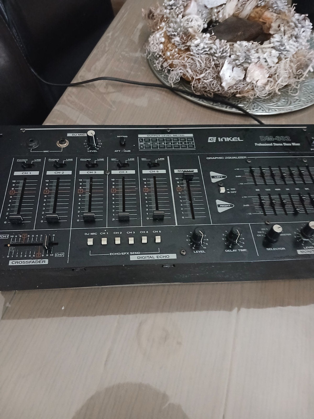 Inkel DM-802 Professionele DJ Mixer, Ophalen, Gebruikt, Dj-set, Overige merken