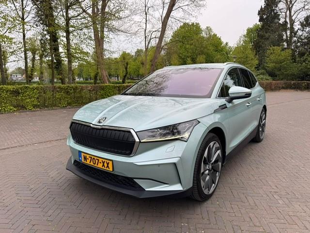 Skoda Enyaq iV 80 First Edition 77kWh SOH 90%/Trekhaak/Acarp, Automaat, Achterwielaandrijving, Gebruikt, Origineel Nederlands