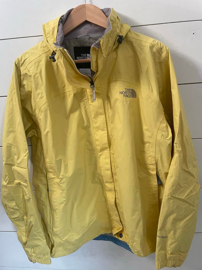 The North Face dames regenjas geel/ maat L, Ophalen of Verzenden, Zo goed als nieuw, Maat 42/44 (L), Geel