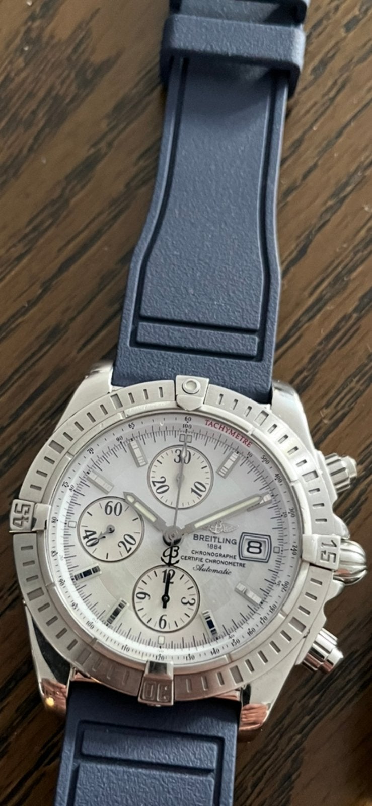 Breitling Chronomat Evolution  Herenhorloge MOP dial, Sieraden, Tassen en Uiterlijk, Horloges | Heren, Staal, Staal, Breitling