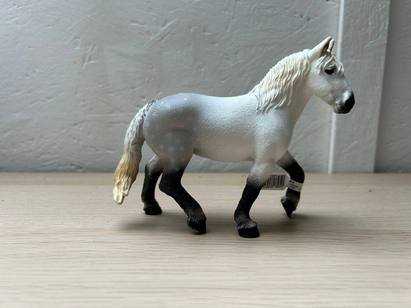 Schleich nieuwe percheron, Ophalen of Verzenden, Zo goed als nieuw, Paard, Beeldje of Figuurtje