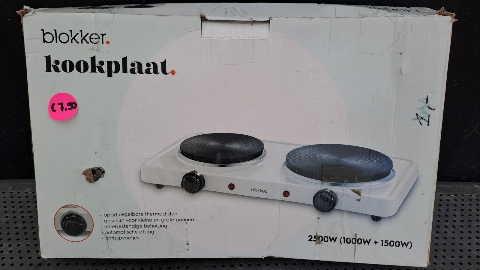 Kookplaat, Ophalen, 3 kookzones of minder, Zo goed als nieuw, Vrijstaand