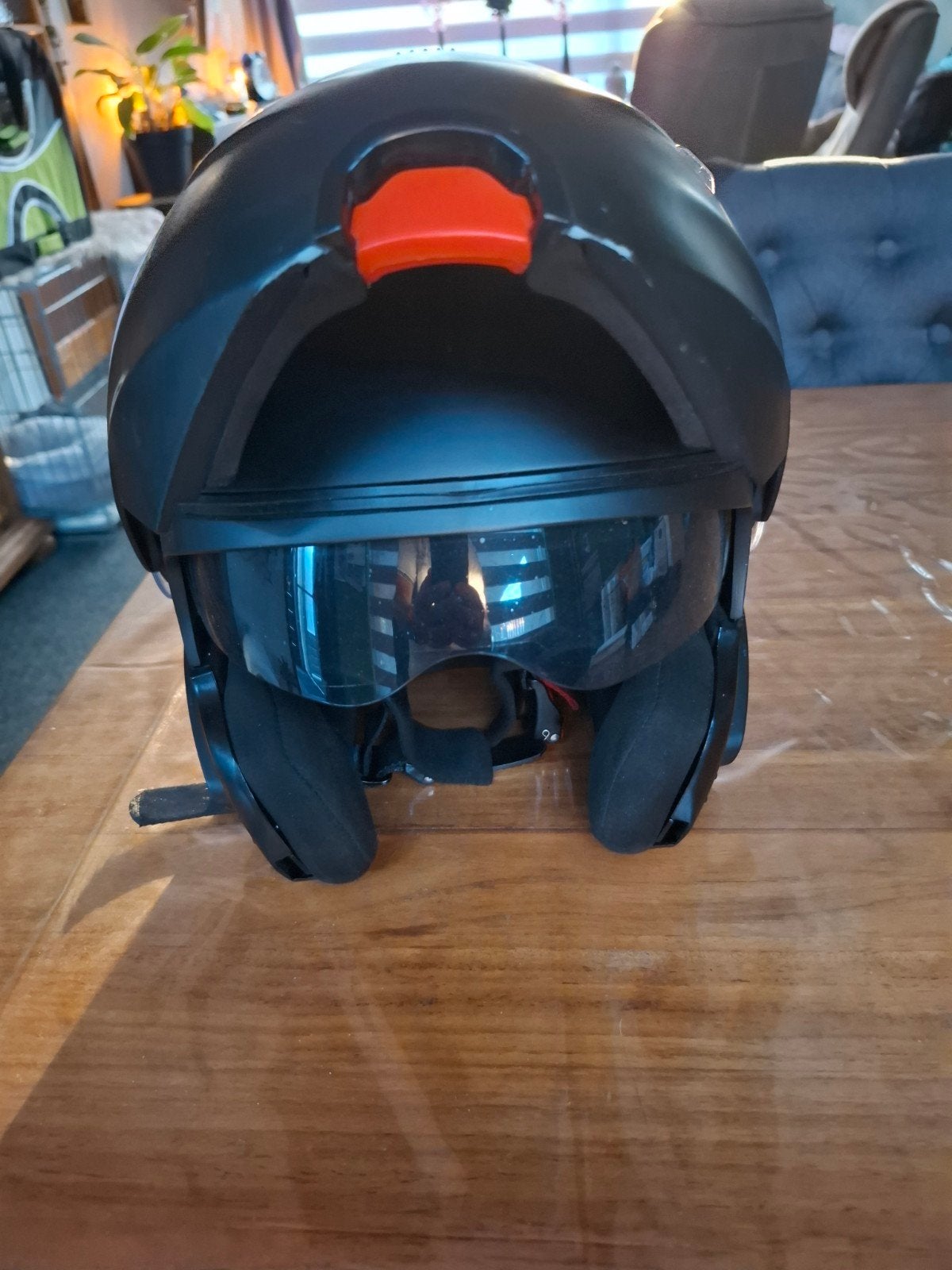 Systeemhelm zwart maat XL, Motoren, Kleding | Motorhelmen, Overige merken, Systeemhelm, Heren, XL