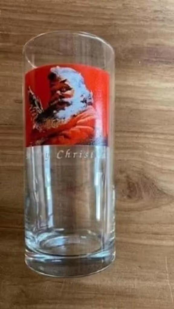 Coca cola glas : kerstman - merry Christmas, Ophalen of Verzenden, Nieuw, Frisdrankglas