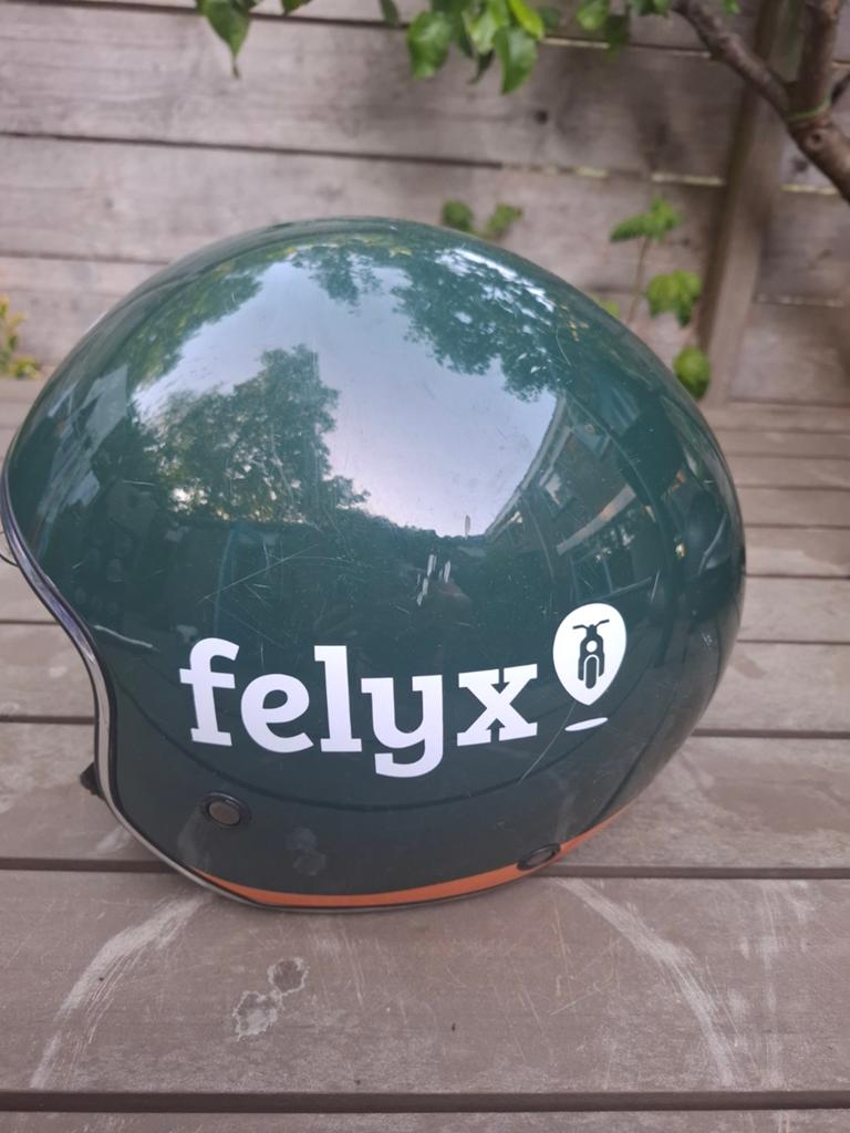 Felyx scooterhelm - Maat L - Groen, Ophalen, Gebruikt, Felyx, L