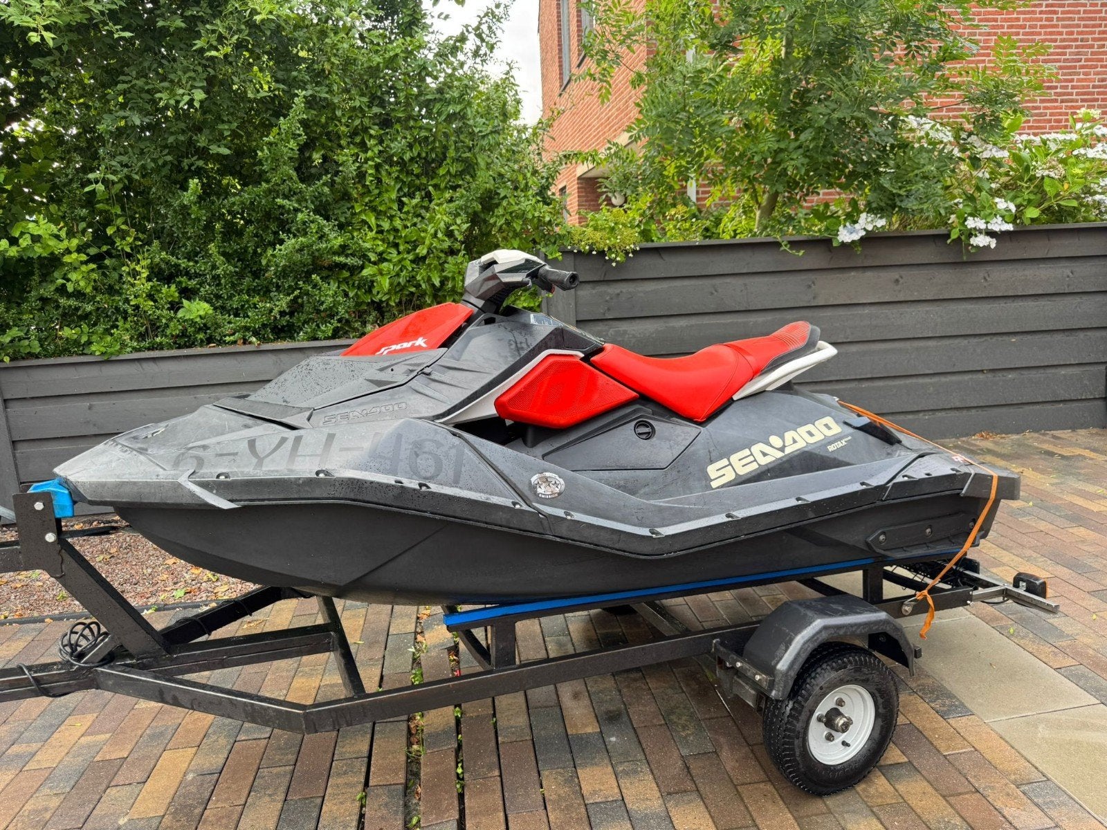 Sea-Doo Spark jetski met trailer, Watersport en Boten, Ophalen of Verzenden, Zo goed als nieuw, Benzine, 70 tot 120 pk