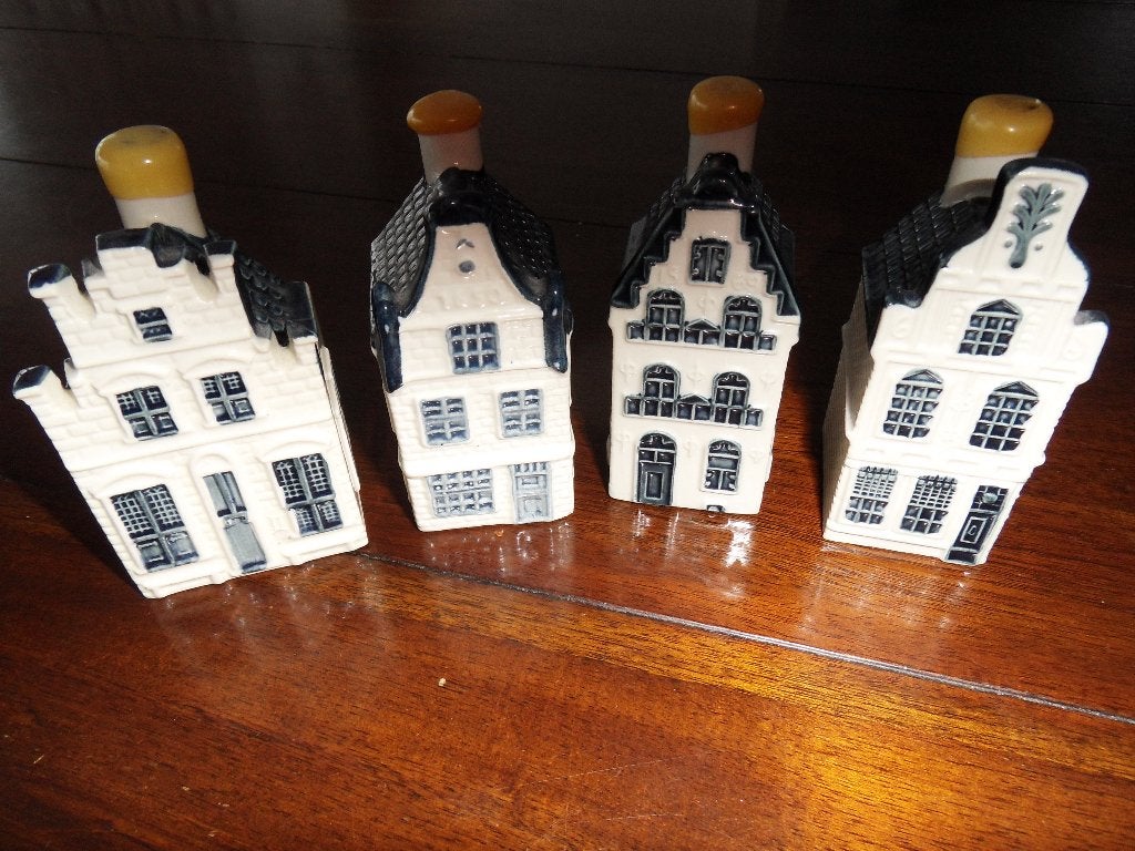 KLM huisjes nr. 16 18 24 76 --- nr. 24 heeft gelekt, Verzamelen, KLM Huisjes, Ophalen, 61 t/m 80