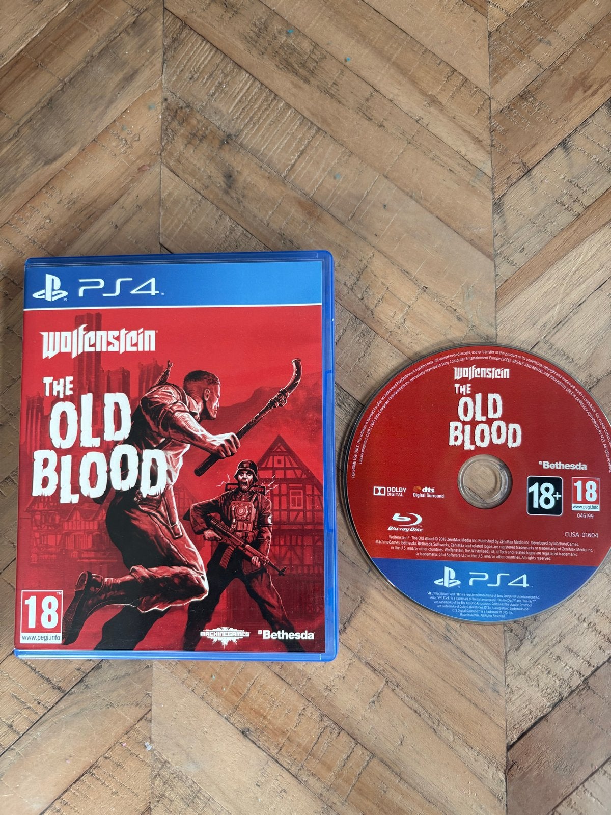 Wolfenstein: The Old Blood PS4 - Actie/Shooter Game, Vanaf 18 jaar, Shooter, 1 speler, Ophalen of Verzenden