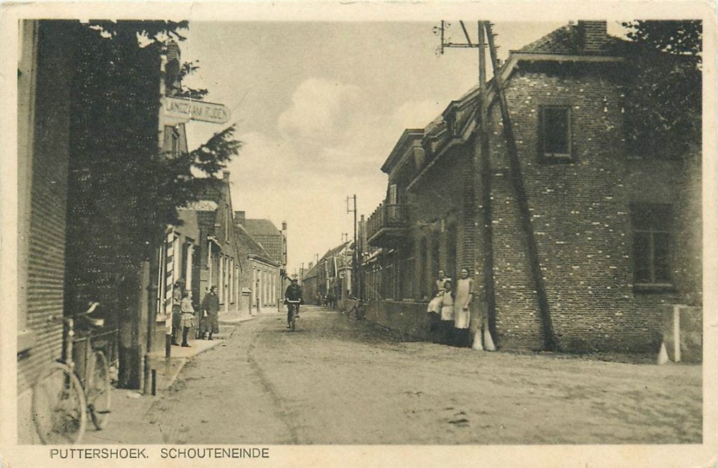 379-215-047 Puttershoek Schouteneinde, Verzenden, Voor 1920, Zuid-Holland