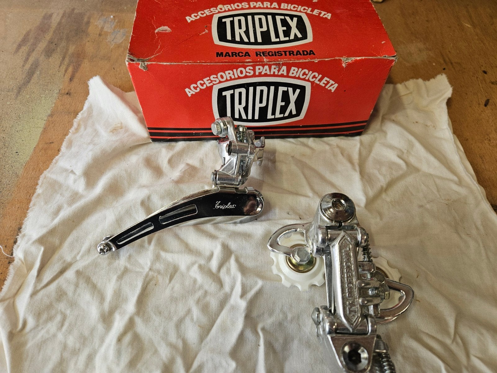Derailleurset profesional nieuw, Fietsen en Brommers, Fietsonderdelen, Nieuw, Ophalen of Verzenden, Triplex, Derailleur of Ketting
