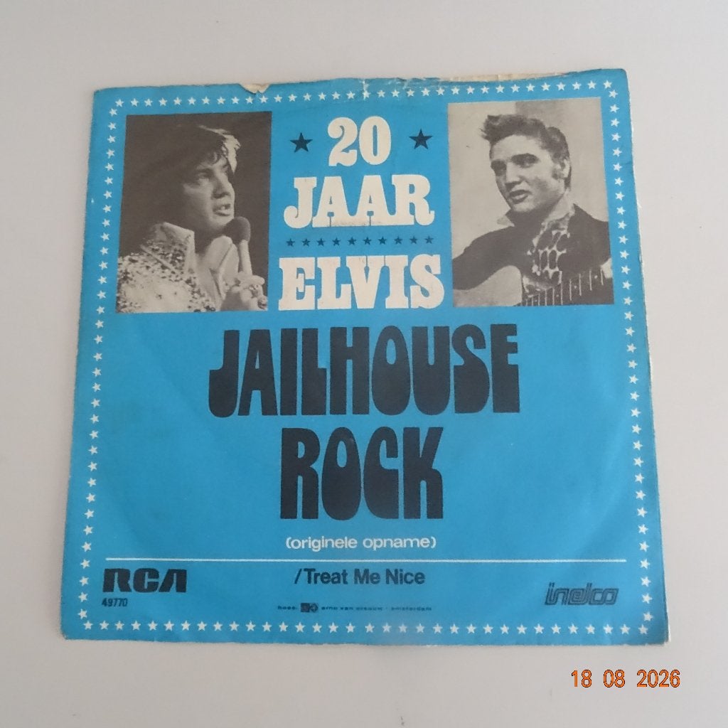 Elvis Presley - Jailhouse Rock/Treat me nice, Cd's en Dvd's, Gebruikt, Verzenden, Pop, Overige typen