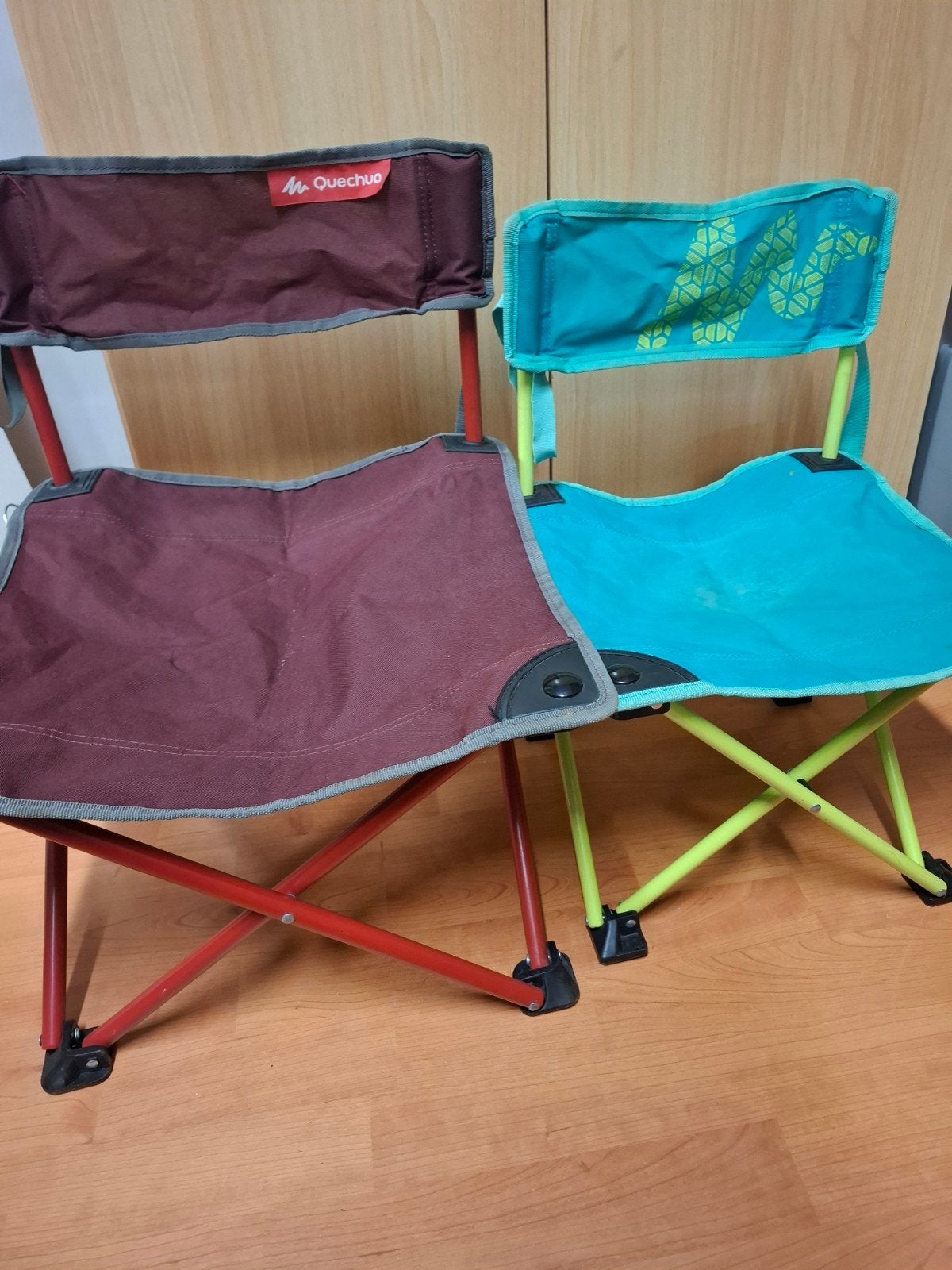 2 Quechua campingstoelen - ideaal voor buiten, Caravans en Kamperen, Ophalen, Gebruikt, Campingstoel