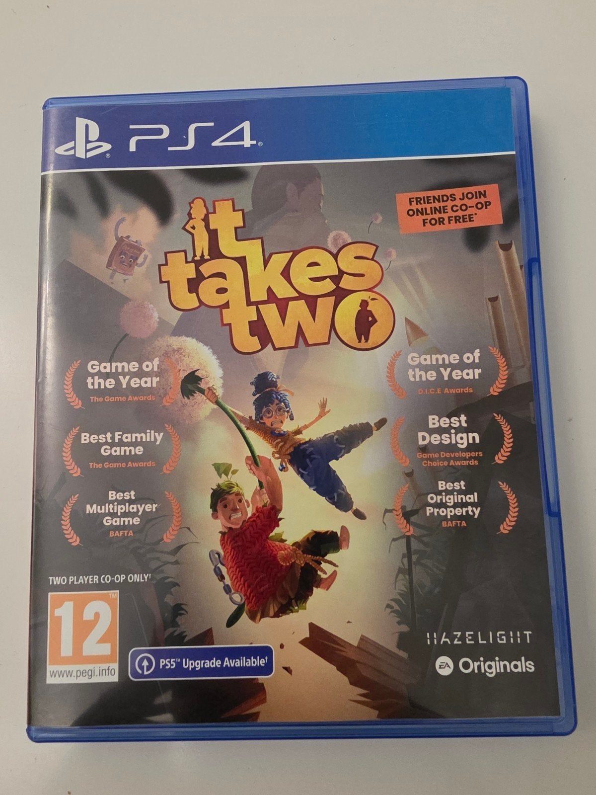 It Takes Two PS4/PS5 (PS5 Upgrade) - Lees Goed, Avontuur en Actie, Hazelight Studios, Onbekend, 2 spelers
