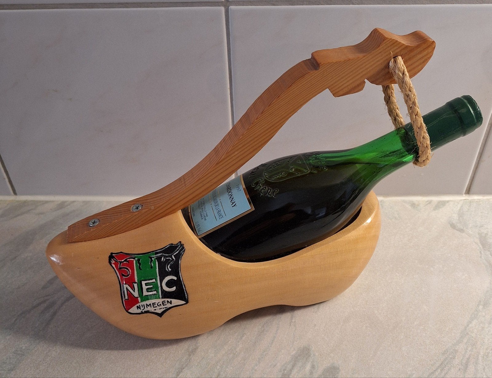 NEC Nijmegen Klomp, vintage, lengte  28cm, Ophalen of Verzenden, Overige binnenlandse clubs