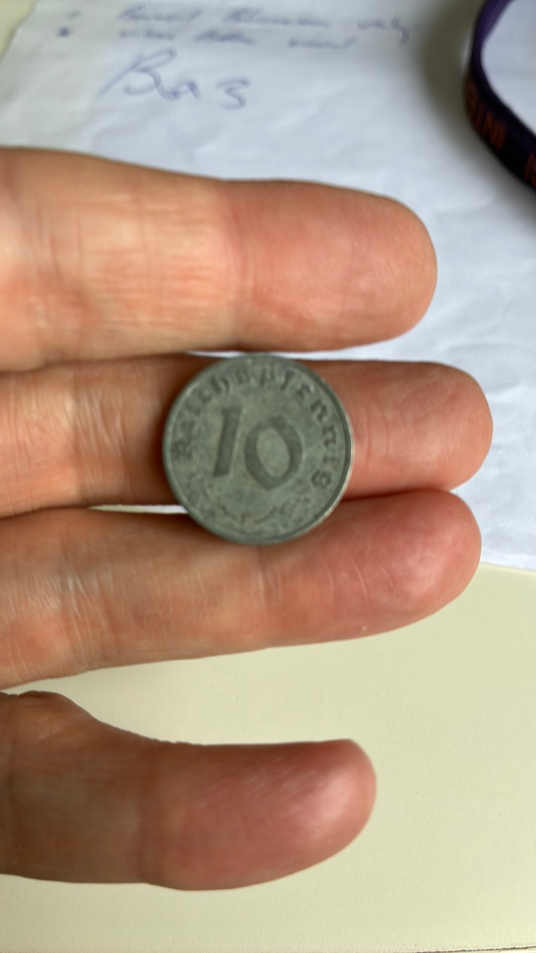 Duitsland 10 pfennig 1942 F zink, Ophalen of Verzenden, Duitsland