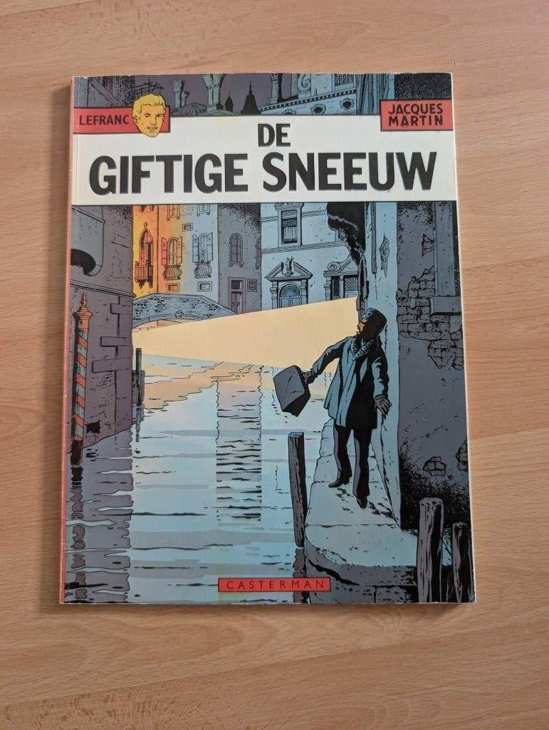 De Giftige Sneeuw, Gelezen, Eén stripboek, Ophalen of Verzenden, Jacques Martin