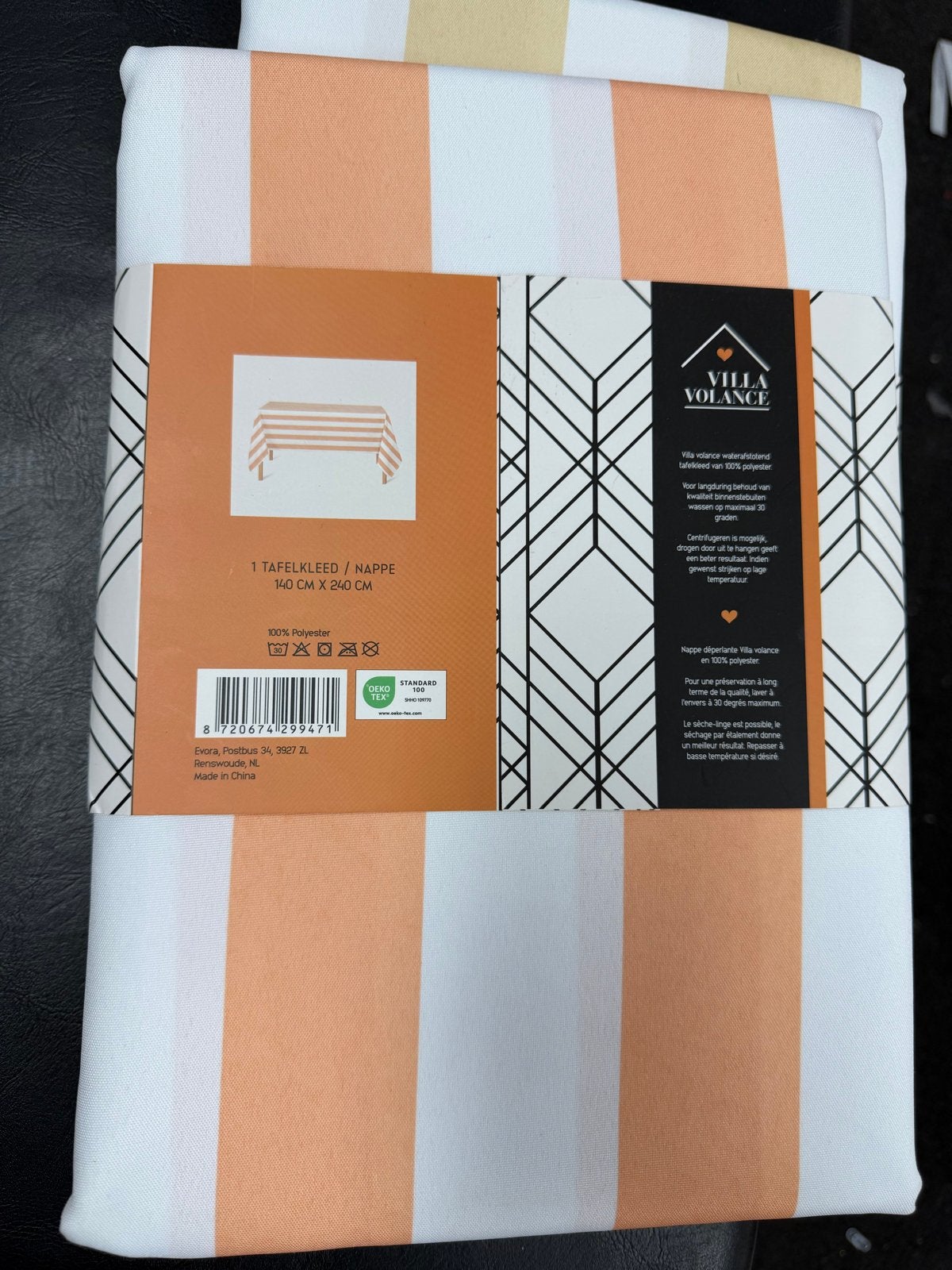 Villa Volance Tafelkleed 140x240 cm - Polyester, Nieuw, Ophalen of Verzenden, Afwasbaar, Meerkleurig