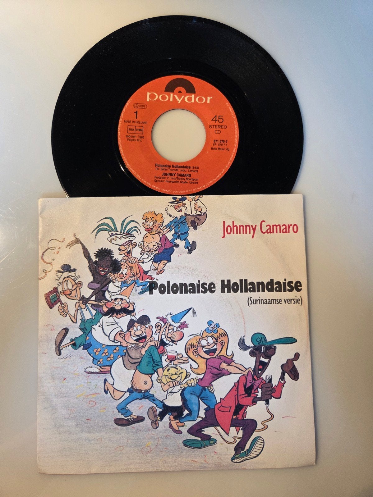 Johnny Camaro - Polonaise hollandaise, Ophalen of Verzenden, Gebruikt, 7 inch, Nederlandstalig