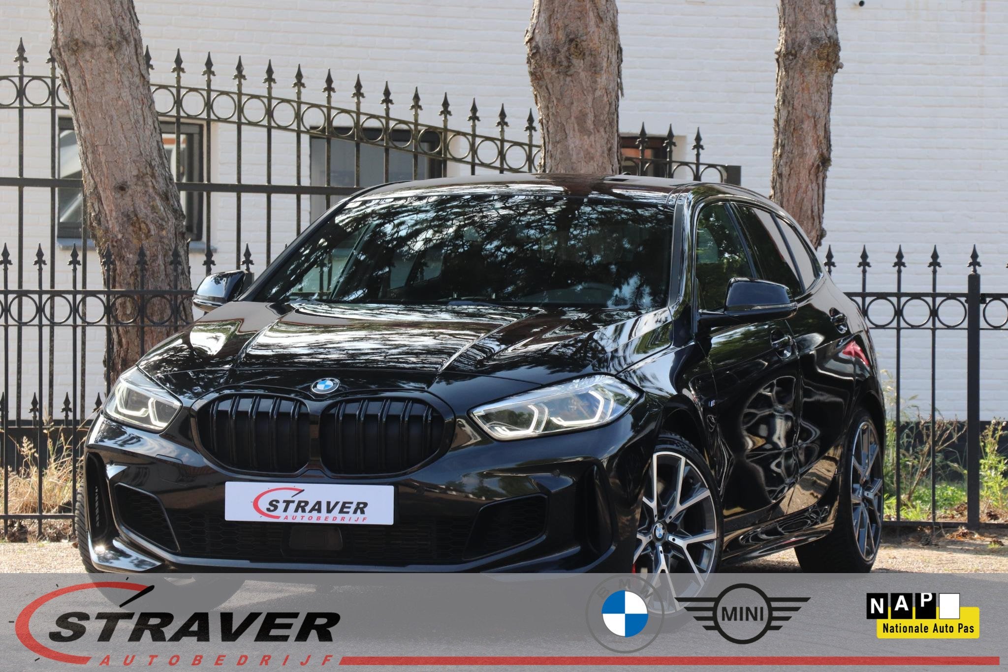 BMW 1-serie 128ti Executive |M-Sport PRO |Stoelverwarming, Stof, Gebruikt, 4 cilinders, Zwart