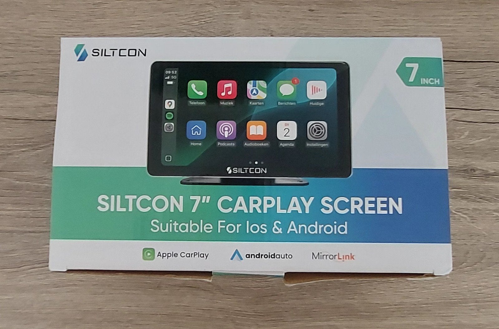 Siltcon 7" CarPlay Scherm - iOS & Android Compatibel, Auto diversen, Verzenden, Zo goed als nieuw