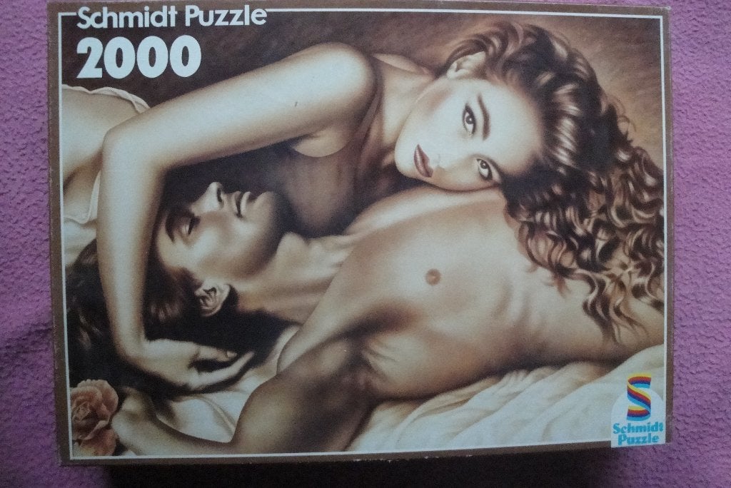SCHMIDT ROMANCE PUZZLE 2.000 stukjes voor 3,50euro, Ophalen of Verzenden, Meer dan 1500 stukjes, Zo goed als nieuw, Legpuzzel