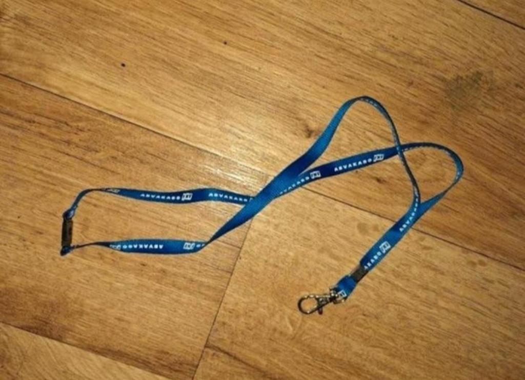 Blauw keycord met Abva Kabo' logo, Ophalen of Verzenden, Nieuw, Gebruiksvoorwerp