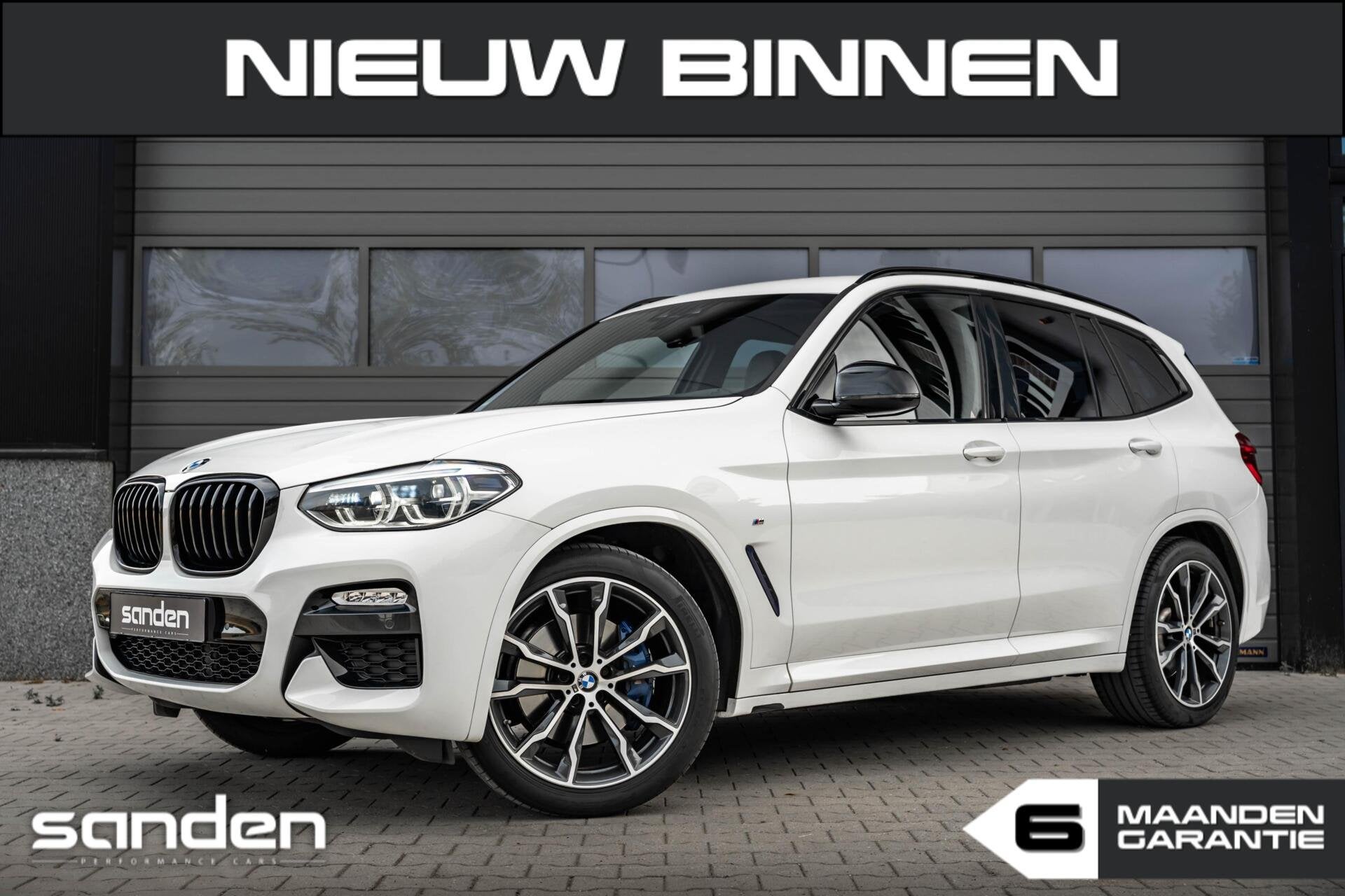 BMW X3 xDrive30i High Executive|MSport|AdaptivLED|HUD|Sfeerv, 1998 cc, Lichtsensor, 4 cilinders, Wit