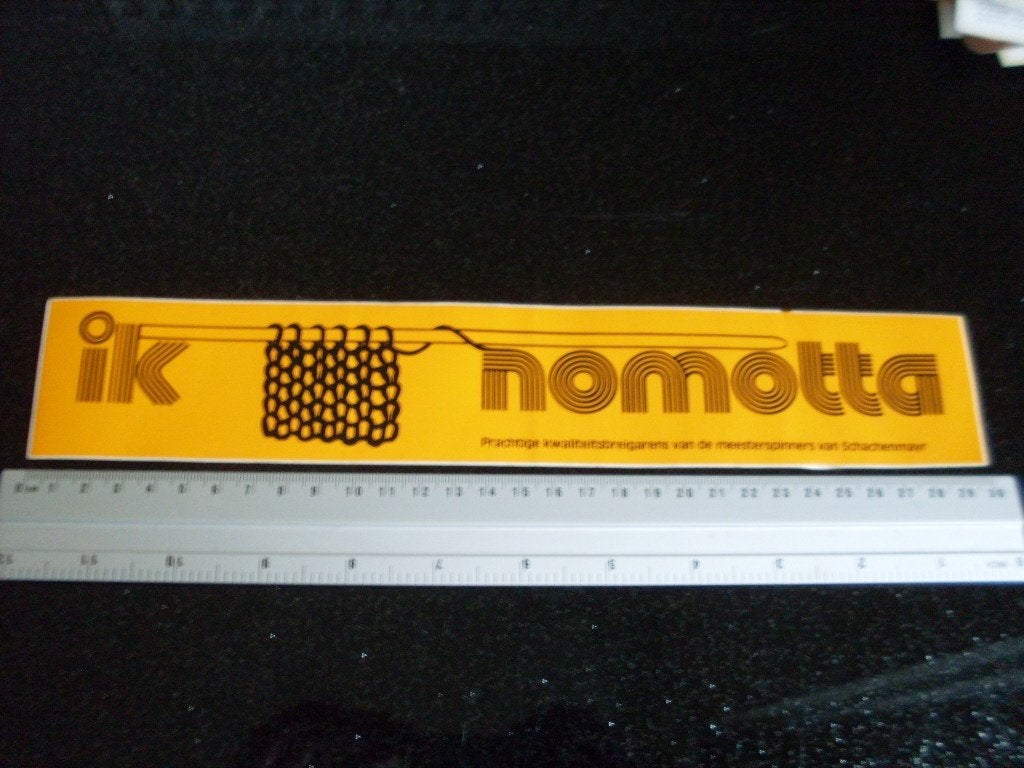grote sticker nomotta kwaliteits breigarens van Schachenmayr, Verzenden, Zo goed als nieuw, Merk