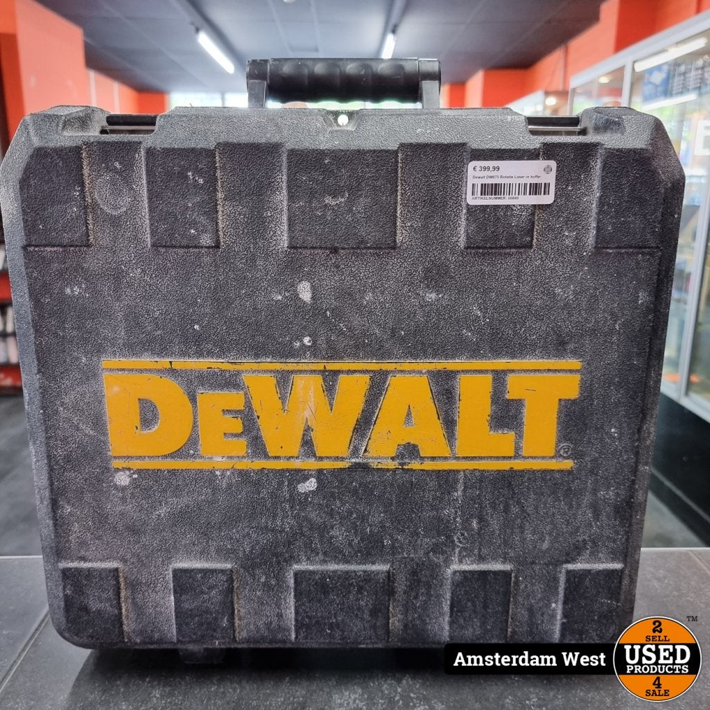Dewalt DW075 Rotatie Laser | Incl koffer, Dewalt, Gebruikt, Support@dewalt.com, 701 E. Joppa Road
Towson, MD 21286
USA
