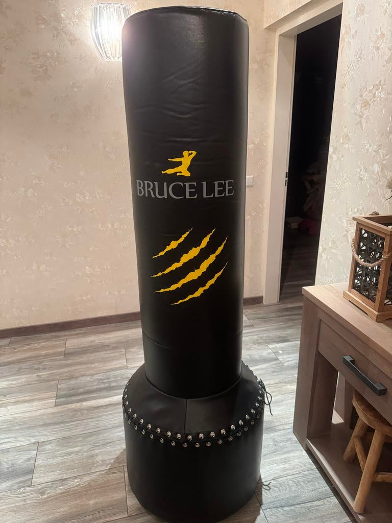 Bruce Lee Vrijstaande Bokszak - Zo goed als nieuw, Ophalen of Verzenden, Gebruikt, Overige typen