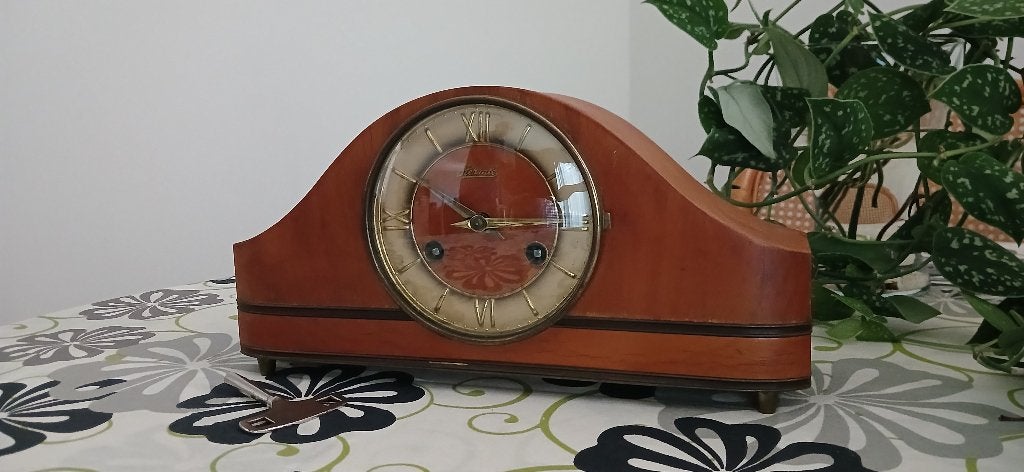 Hermle pendule schouwklokje, Ophalen of Verzenden