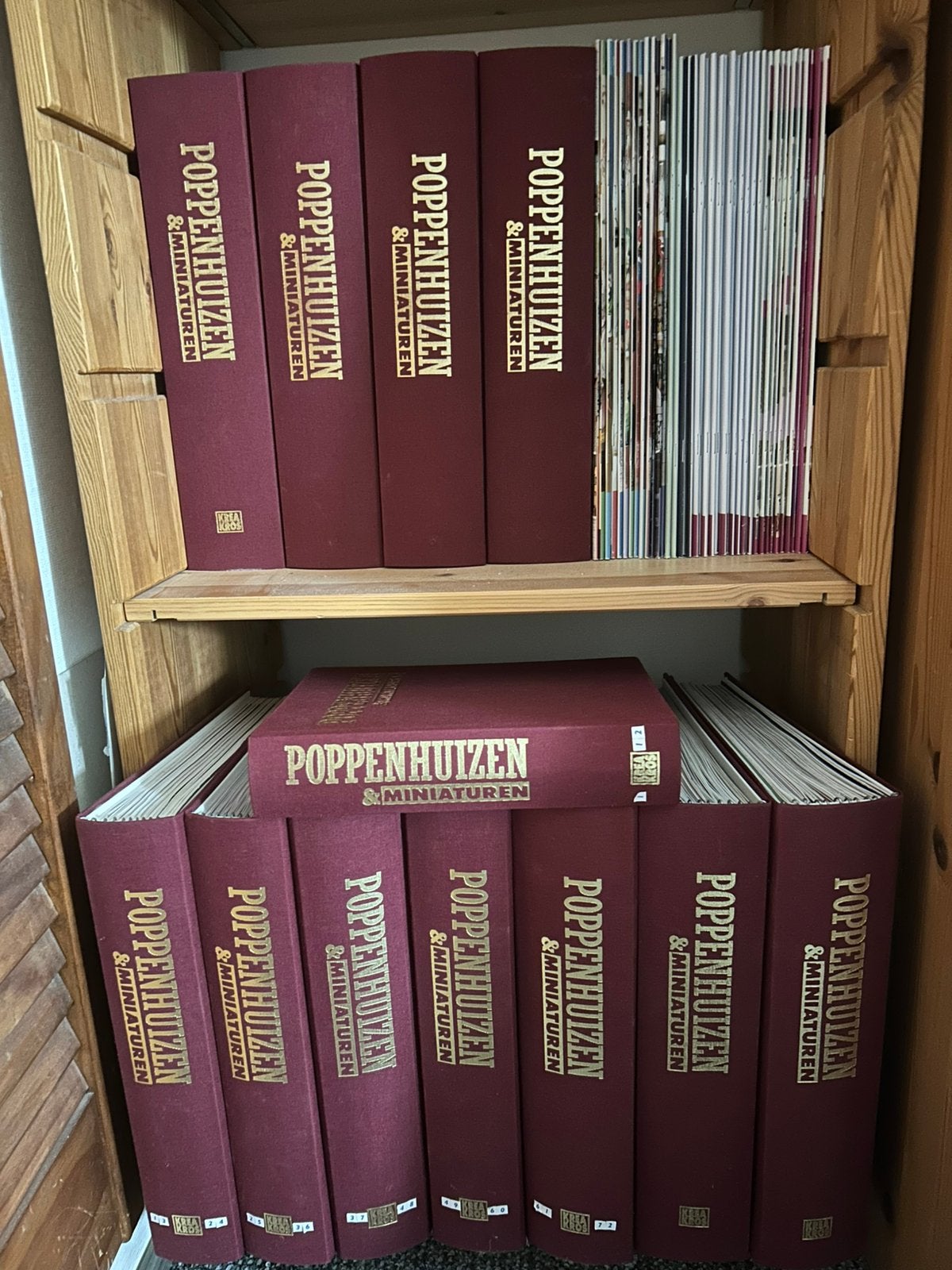 Nette  serie maandbladen Poppenhuizen  & Miniaturen 182 st, Verzamelen, Poppenhuizen en Toebehoren, Ophalen, Zo goed als nieuw