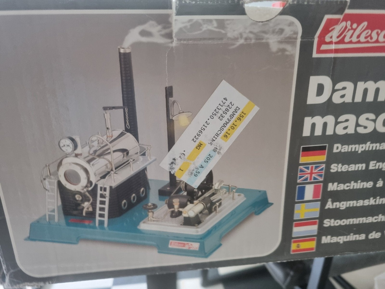 Wilesco D 18 stoommachine Splinternieuw!, Ophalen, Nieuw, Groter dan 1:32