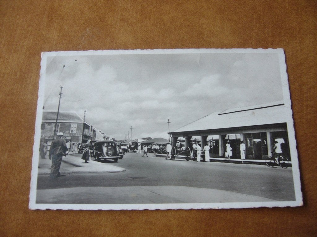 CURACAO  =  N.W.1 - MARKET, Verzamelen, Ophalen of Verzenden, 1920 tot 1940, Gelopen, Overig Europa