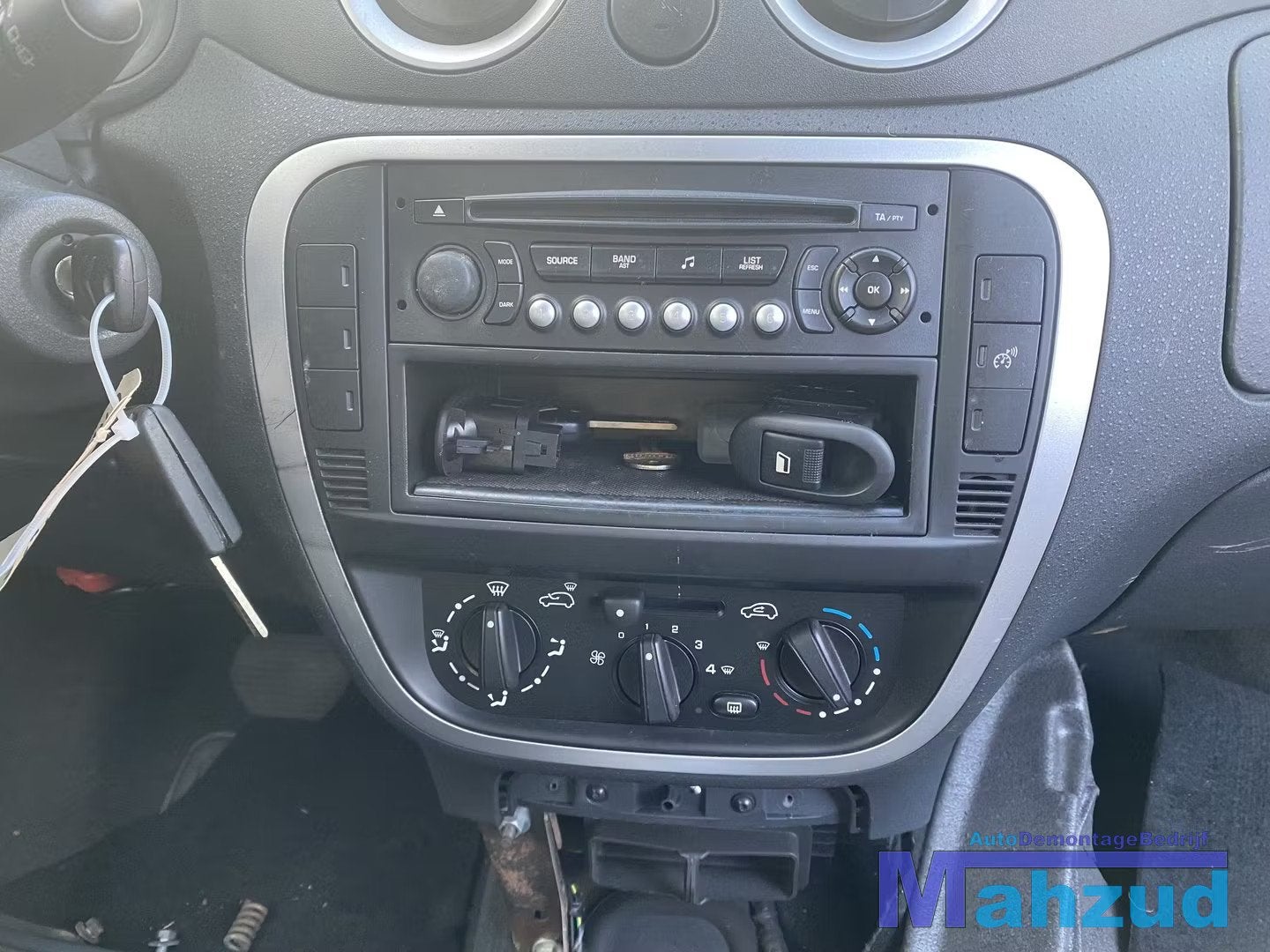 CITROEN C2 JM middenconsole radio kachel paneel 2003-2012, Gebruikt, Citroën, Stellantis N.V., Ophalen of Verzenden