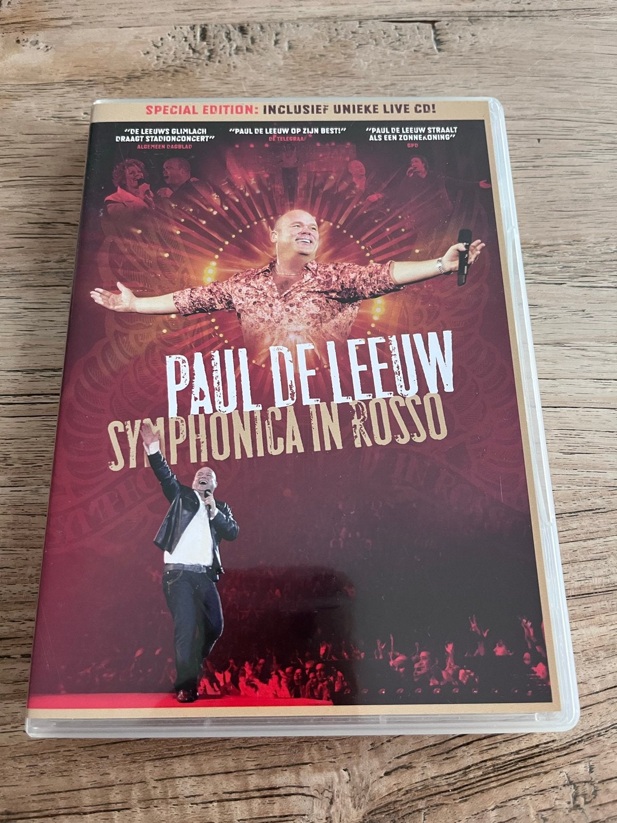 Paul de Leeuw - Symphonica in Rosso (Special Edition DVD), Cd's en Dvd's, Alle leeftijden, Nederlands, Concert, Gebruikt