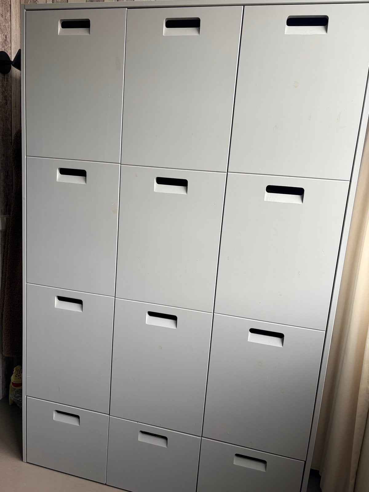 Grijze kast van VT Wonen - Multifunctioneel en Stijlvol, Ophalen, Gebruikt, 100 tot 150 cm, Onbekend