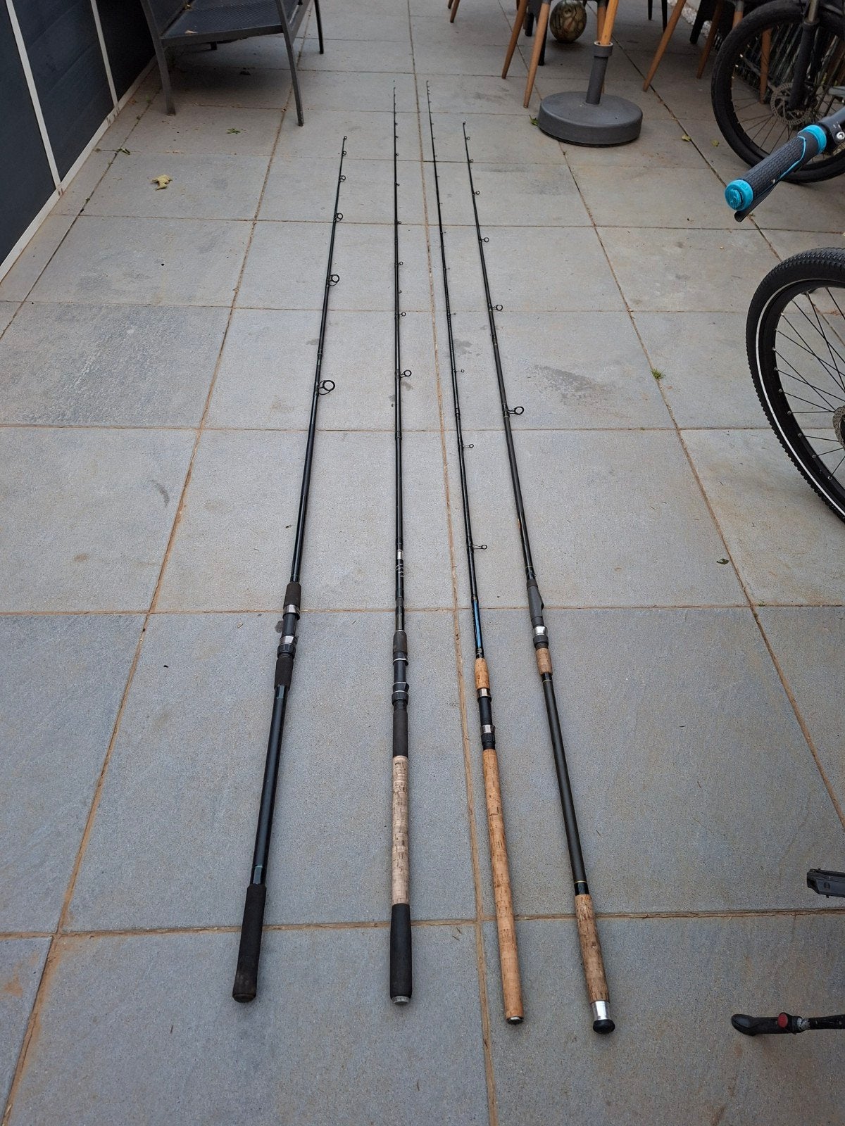 4 Karperhengels - Shakespeare Intrepid, Spro, Excalibur Mat, Watersport en Boten, Hengelsport | Karpervissen, Ophalen, Gebruikt