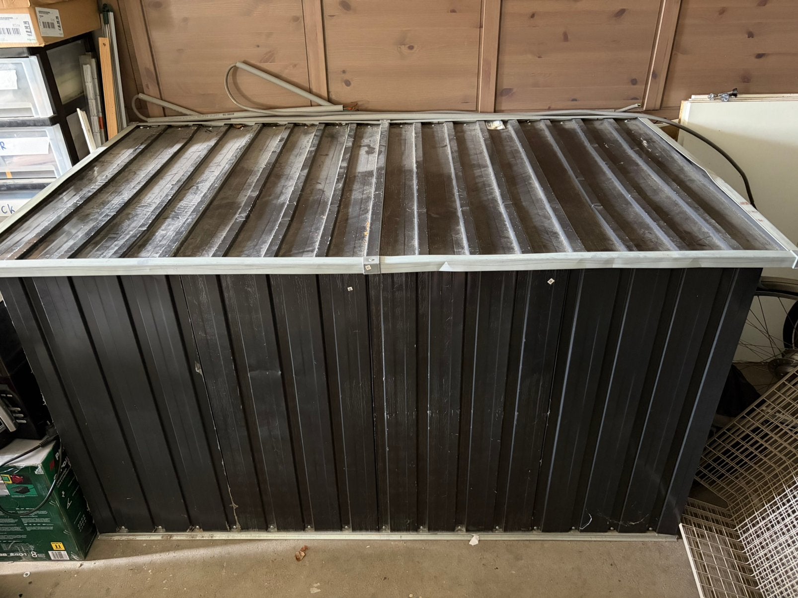 Opbergbox (metaal), Tuin en Terras, Bergingen en Tuinkasten, Ophalen, Gebruikt, Metaal, Overige typen