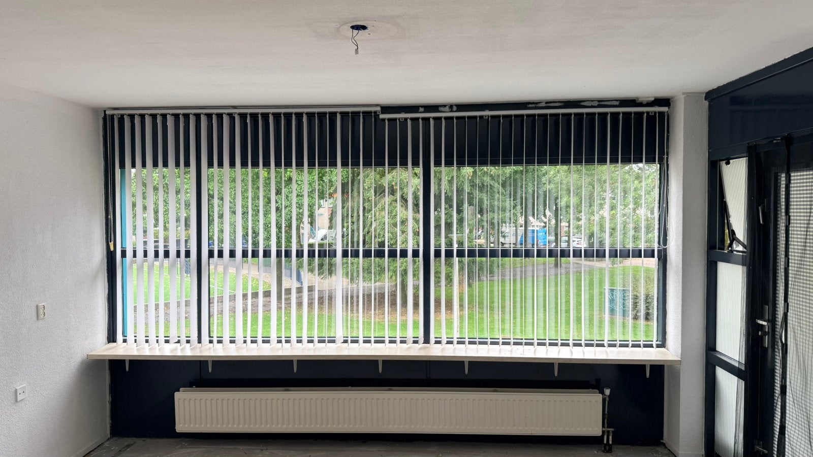 GRATIS OPHALEN! 2x witte lamellen (2x circa 200 cm), Huis en Inrichting, Ophalen, 200 cm, Gebruikt, Wit