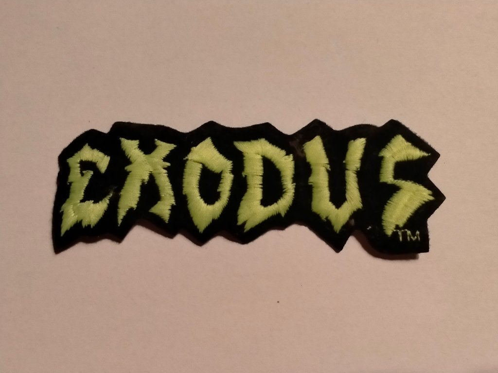 Exodus metal hardrock vintage logo kleding patch embleem, Ophalen of Verzenden, Nieuw, Kleding
